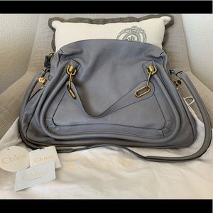 Chloe Paraty Bag Cashmere Grey (Large)